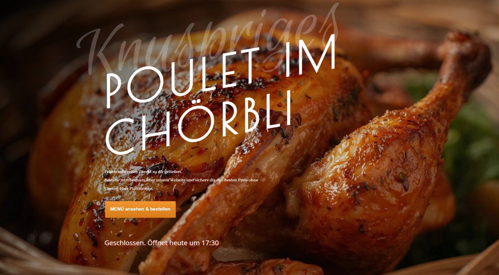 Website von Swiss Gourmet Kurier, gestaltet von McMediaSolution